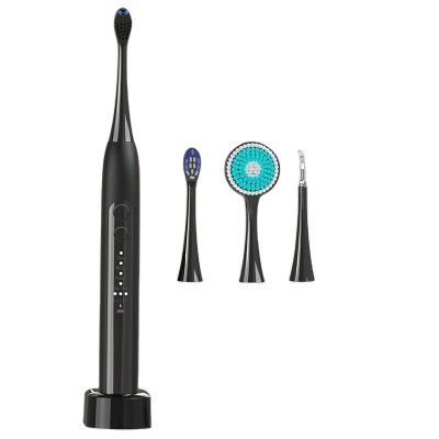 Rechargeable Electric Sonic Toothbrush with face brush and Tooth Cleaner Working Tip