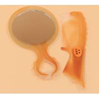 mirror brush comb set children comb & brush set