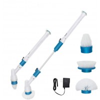 Wholesale adjustable Wireless Electric Cleaning Brush Scrub Long Handle Waterproof Rechargeable Turbo Scrub Brush